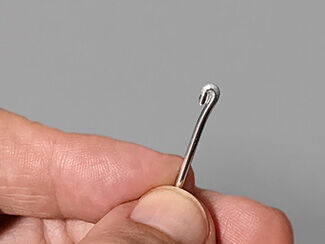 a bent piece of wire